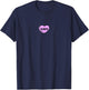 FAFO Love Heart Valentines Candy Funny Word Quote Motivation T-Shirt - T-Shirt | Navy