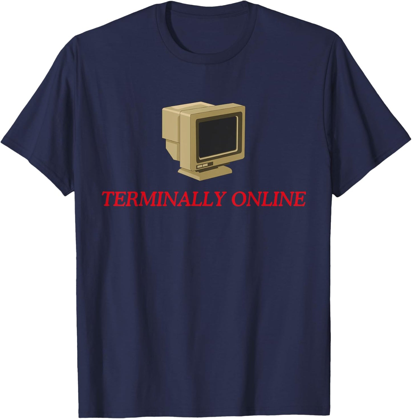 Terminally Online T-Shirt - T-Shirt | Navy