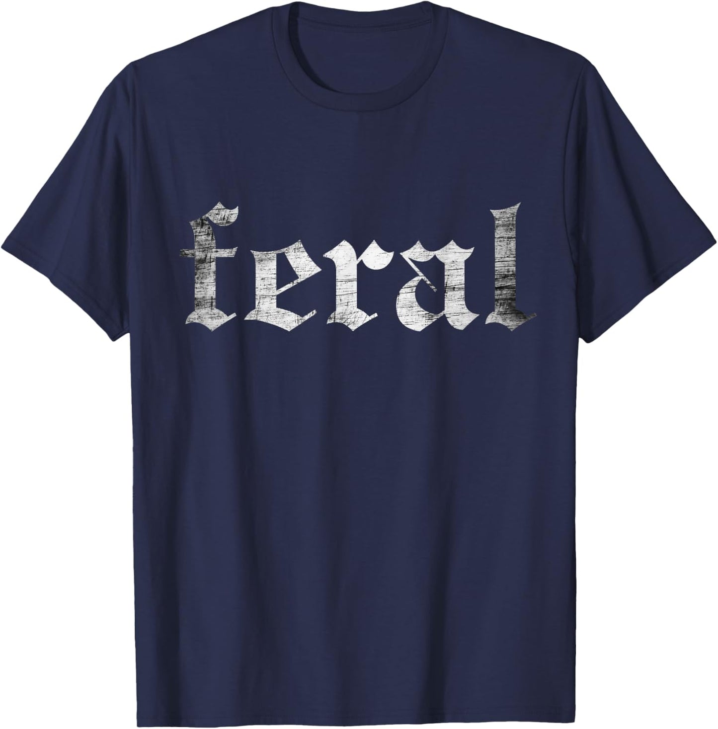 Feral Retro T-Shirt - T-Shirt | Navy