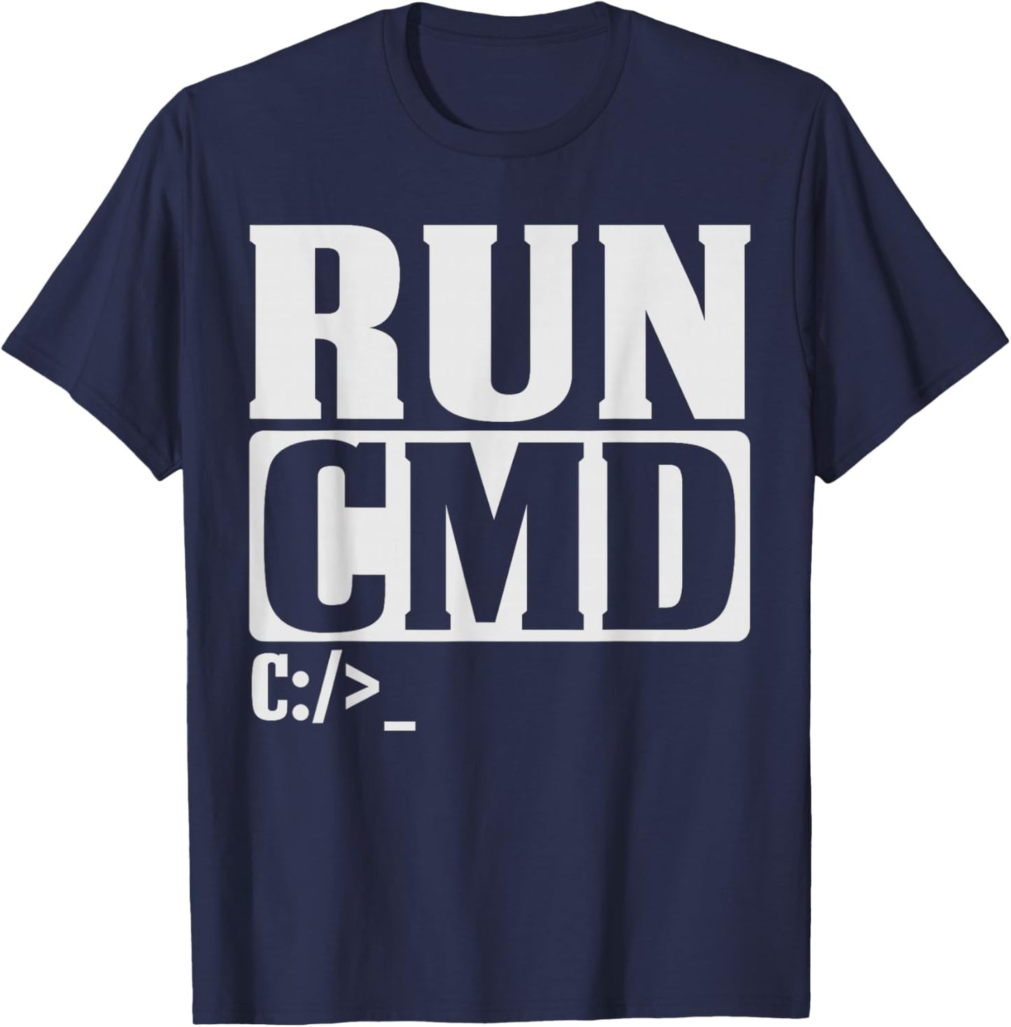 Run CMD T-Shirt - T-Shirt | Navy