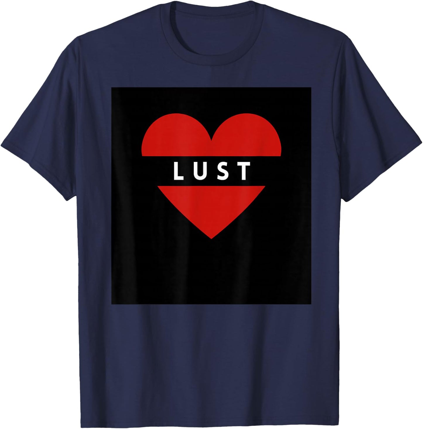 Lust Heart T-Shirt - T-Shirt | Navy