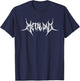 Metal Dad. Death Metal Style. Funny Metalhead Father's Day T-Shirt - T-Shirt | Navy