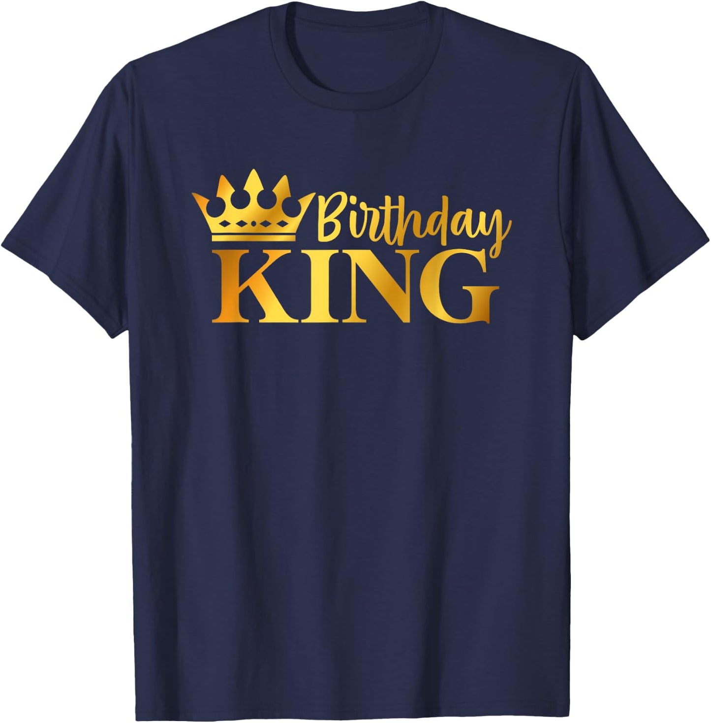 Birthday King Funny Birthday Costume Gifts Boys T-Shirt - T-Shirt | Navy