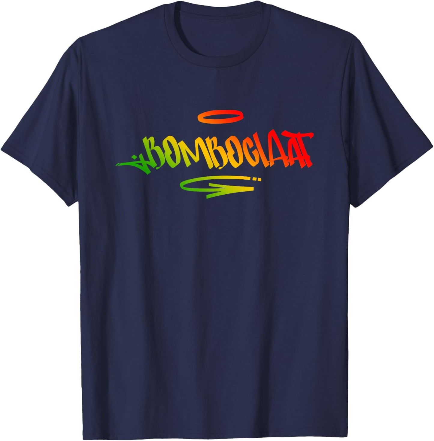 Bomboclaat Jamaican Street Slang Expression T-Shirt - T-Shirt | Navy