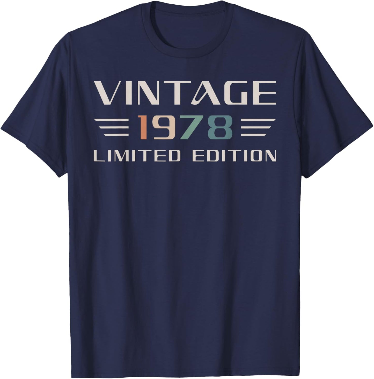 Vintage 1978 Limited Edition 48th Birthday Classic Car T-Shirt - T-Shirt | Navy