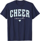 Cheer Coach Life Competition Season Cheerleader Team Trendy T-Shirt - T-Shirt | Navy
