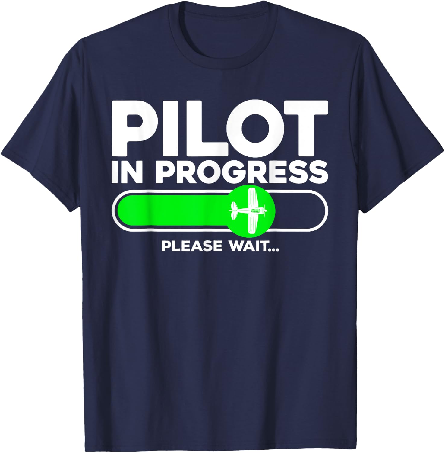 Pilot Art Men Women Airline Future Pilot Aviation Airplane T-Shirt - T-Shirt | Navy
