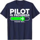 Pilot Art Men Women Airline Future Pilot Aviation Airplane T-Shirt - T-Shirt | Navy