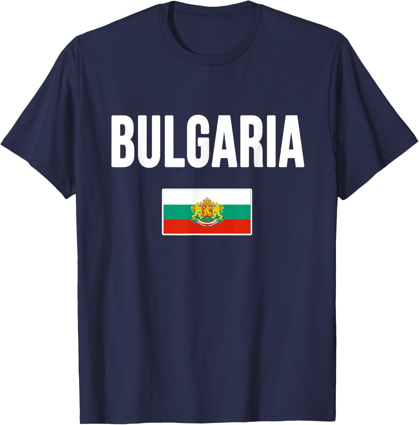 Bulgaria Bulgarian Flag T-Shirt - T-Shirt | Navy
