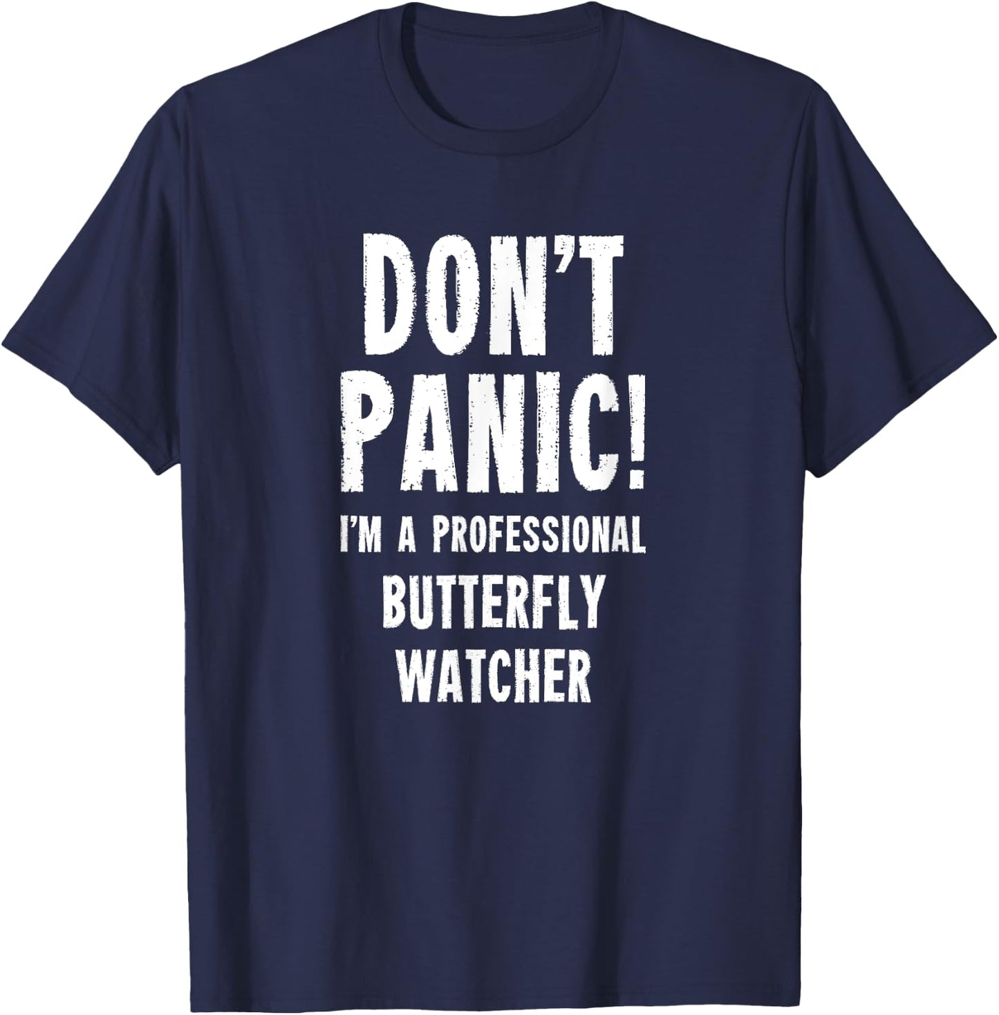 Butterfly Watcher T-Shirt - T-Shirt | Navy