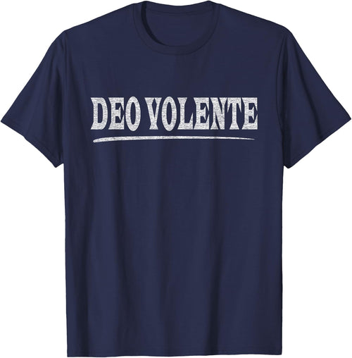 Deo Volente Latin Language Phrase God Willing