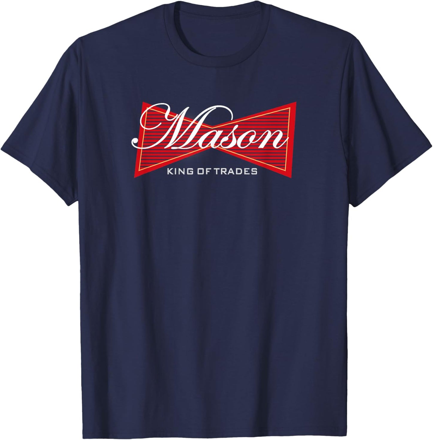 Funny Brick Mason Bricklayer Masonry Gift T-Shirt - T-Shirt | Navy