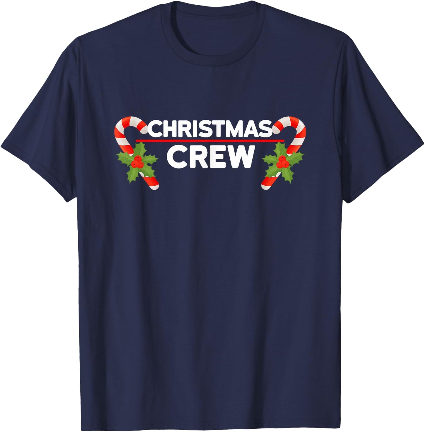 Christmas Crew Funny Christmas Men Women T-Shirt - T-Shirt | Navy