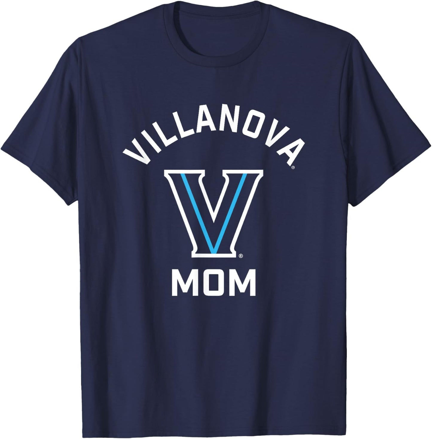 Campus Lab Villanova University Wildcats Arched Mom T-Shirt - T-Shirt | Navy