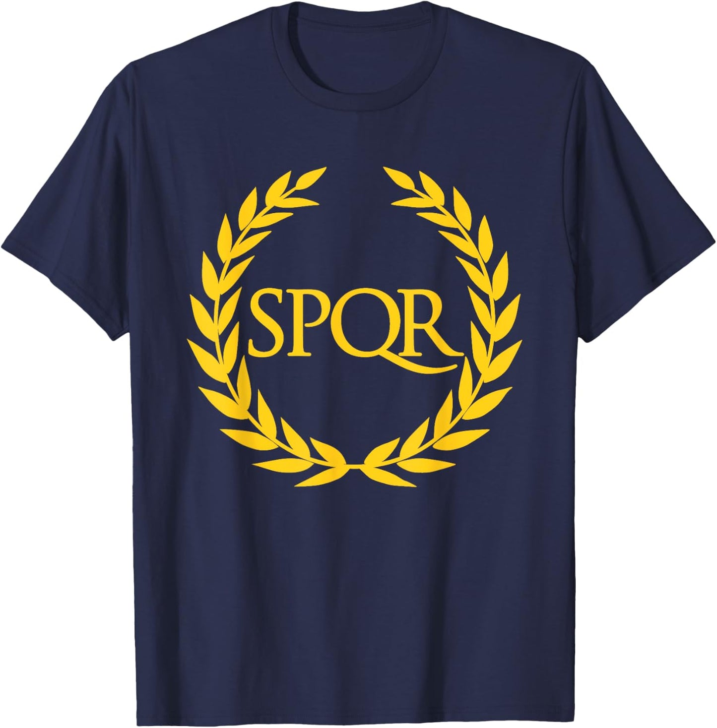 Roman Empire SPQR Symbol Ancient Rome T-Shirt - T-Shirt | Navy