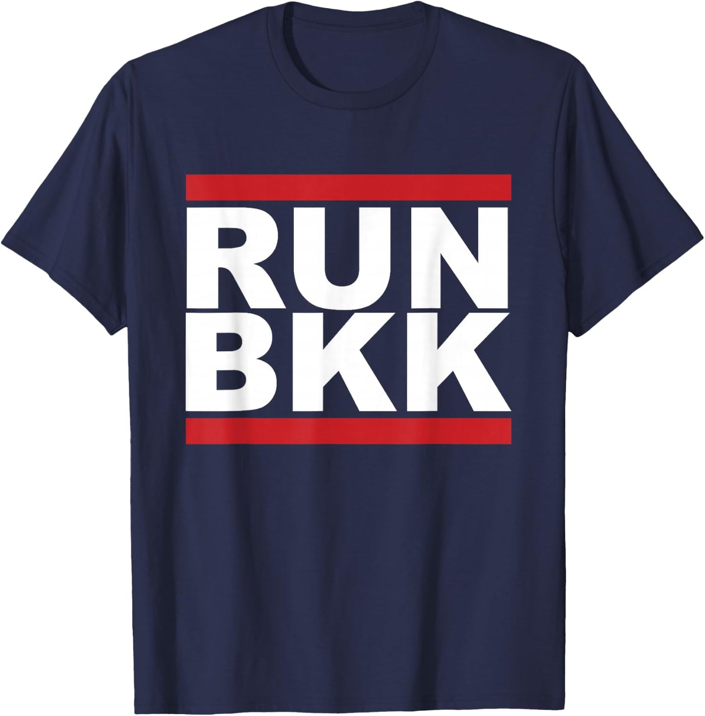 Run BKK Bangkok Thailand Graphic T-Shirt - T-Shirt | Navy