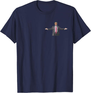 Trump Daddys Home White House 2024 2 Side T-Shirt - T-Shirt | Navy