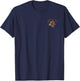 Hanalei Bay Kaua'i Island Hawaiian Beach Vintage Retro Surf T-Shirt - T-Shirt | Navy