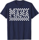 Funny Retro Checkered Mama Vintage Mom Mother's Day T-Shirt - T-Shirt | Navy