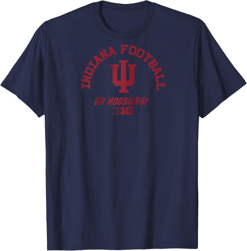Indiana Hoosiers Big 10 Football Officially Licensed Raglan Baseball