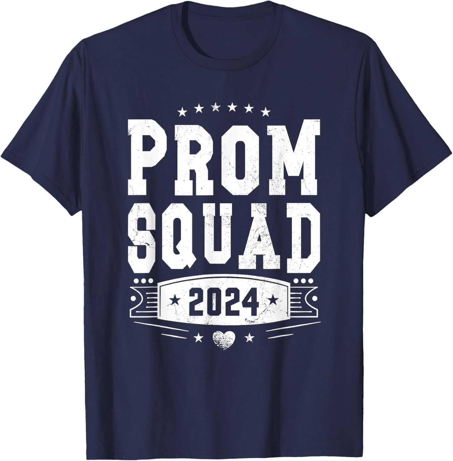 Prom Squad 2024 Graduate Prom Class of 2024 T-Shirt - T-Shirt | Navy
