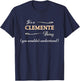 It's a CLEMENTE Thing, You Wouldn't Understand | Name Gift T-Shirt - T-Shirt | Navy