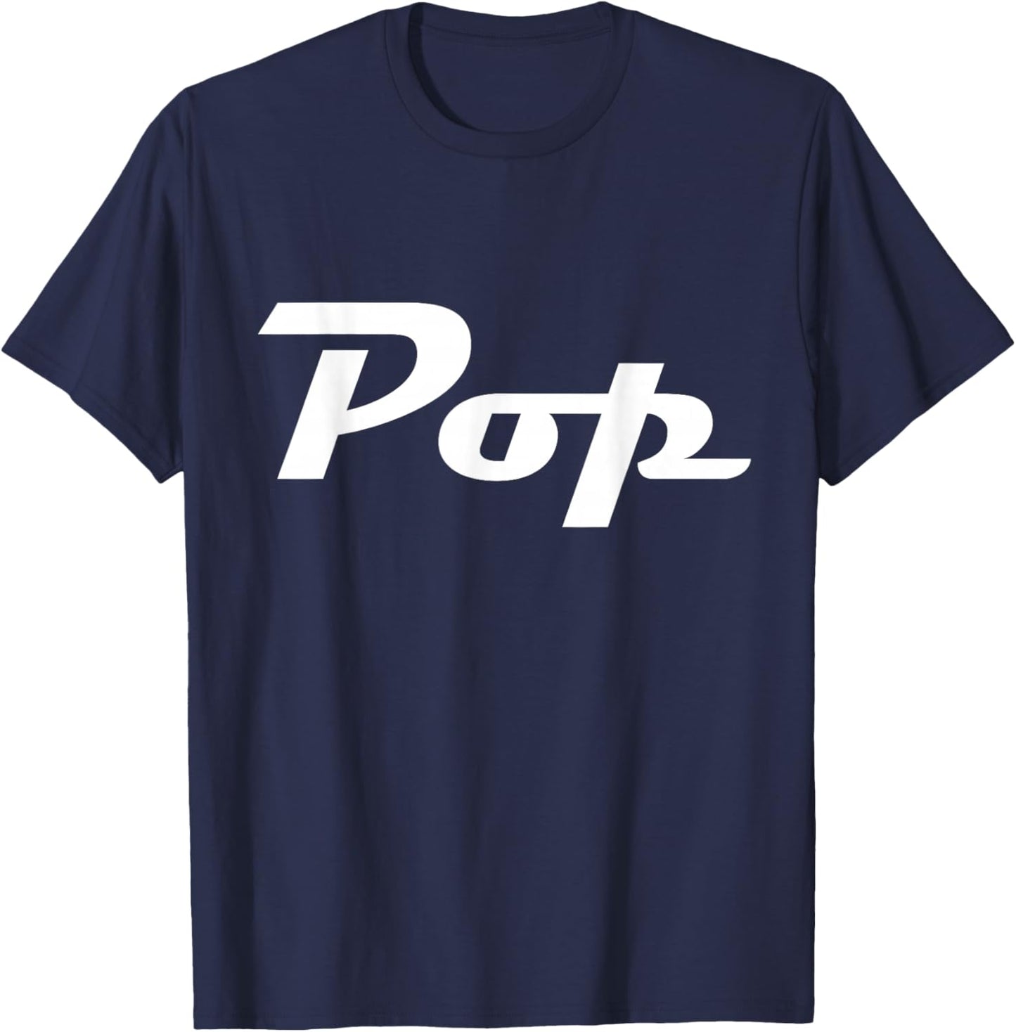 Pop Classic Retro Lettering Father's Day Grandpa T-Shirt - T-Shirt | Navy