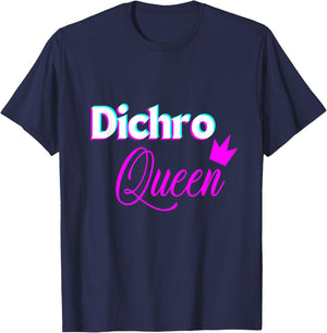 Funny Fused Stained Mosaic Glass Artist Dichro Queen T-Shirt - T-Shirt | Navy