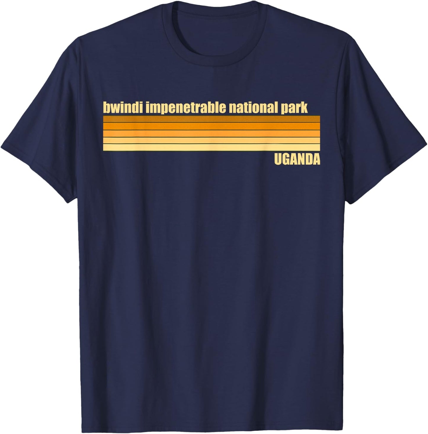 Bwindi Impenetrable National Park T-Shirt - T-Shirt | Navy