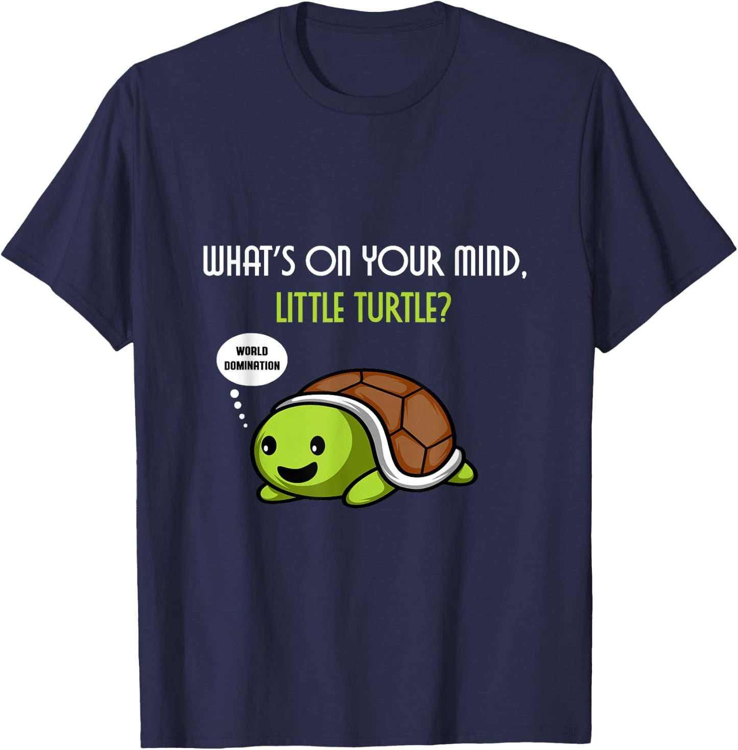 World Turtle Domination Turtle Owner T-Shirt - T-Shirt | Navy