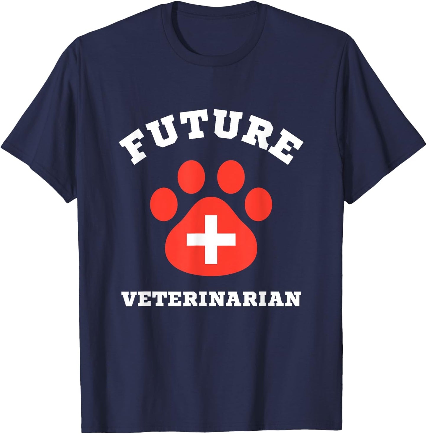 Future Veterinarian Boys Girls Kids Animal Doctor Vet T-Shirt - T-Shirt | Navy