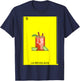 La Michelada Card Mexican Lottery Card T-Shirt - T-Shirt | Navy