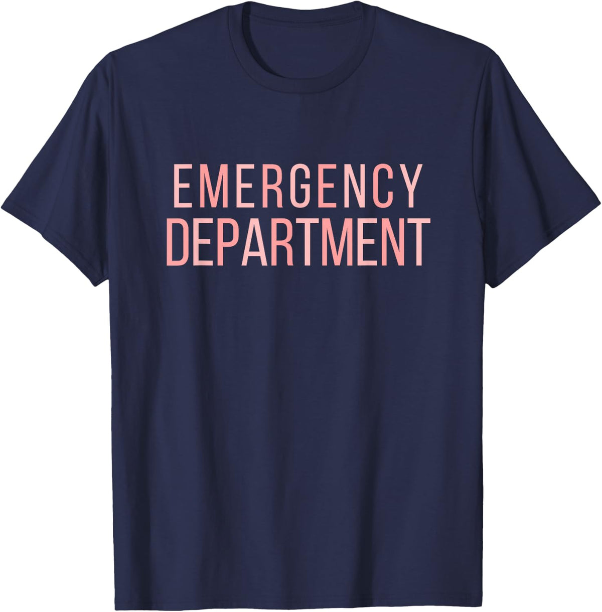 Emergency Department ER Tech Emergency Room Nurse T-Shirt - T-Shirt | Navy