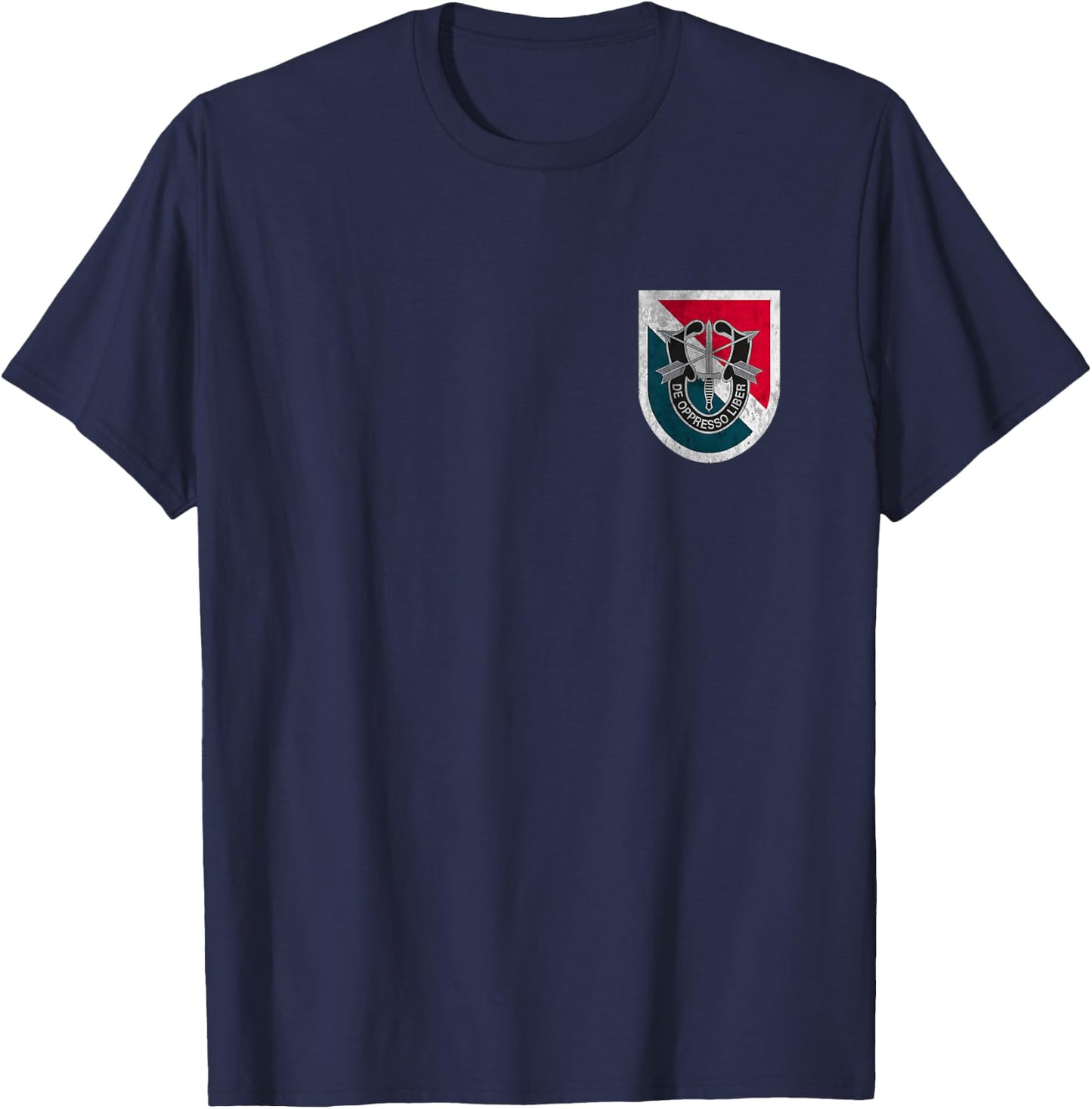 11th Special Forces Group SFG Logo Military Veteran Xmas T-Shirt - T-Shirt | Navy