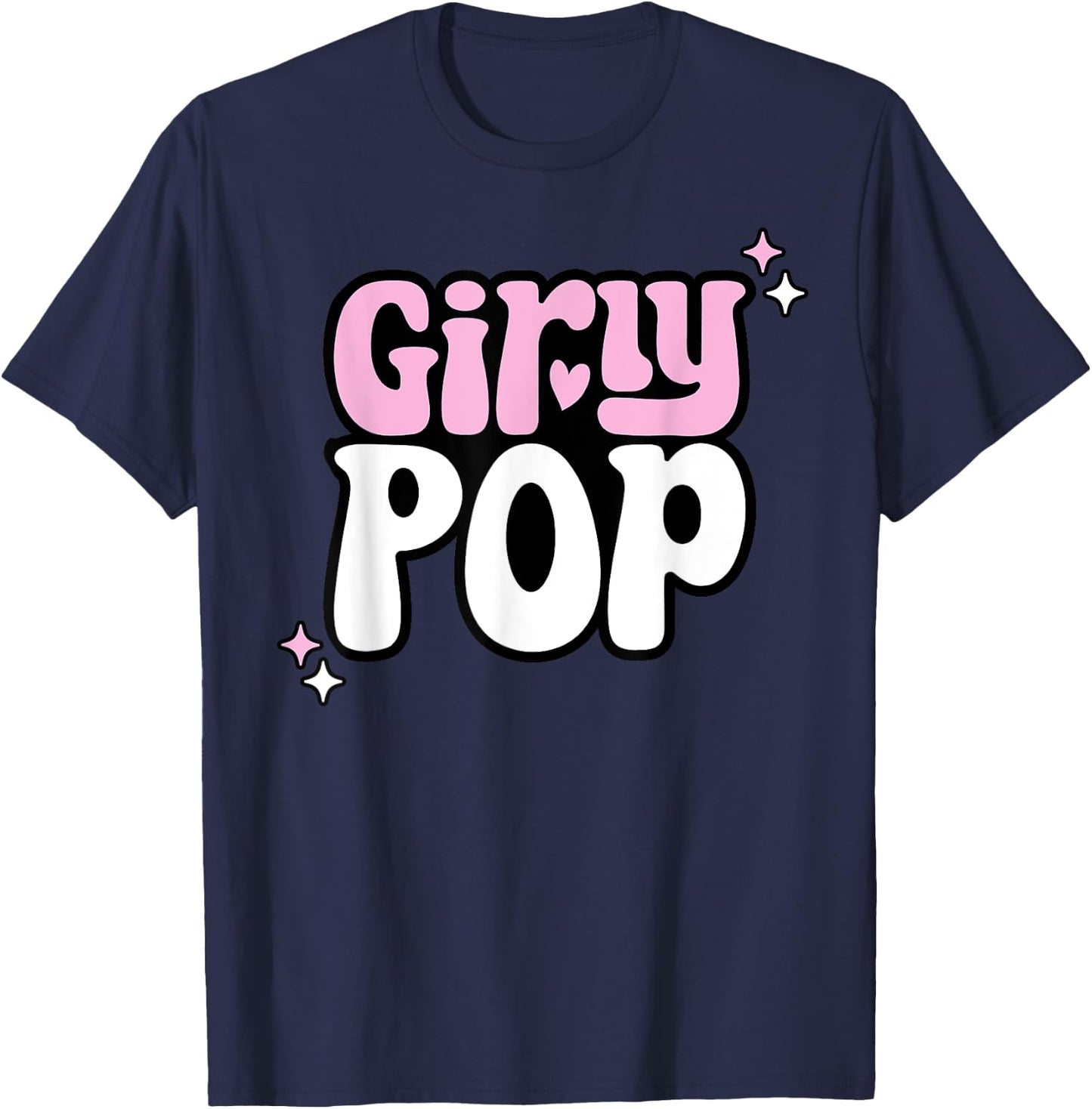 Girly Pop, Trendy Slaying Queen T-Shirt - T-Shirt | Navy