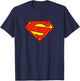 Superman New 52 Logo Shield T-Shirt - T-Shirt | Navy