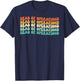 Groovy Head Of Operations Job Title T-Shirt - T-Shirt | Navy