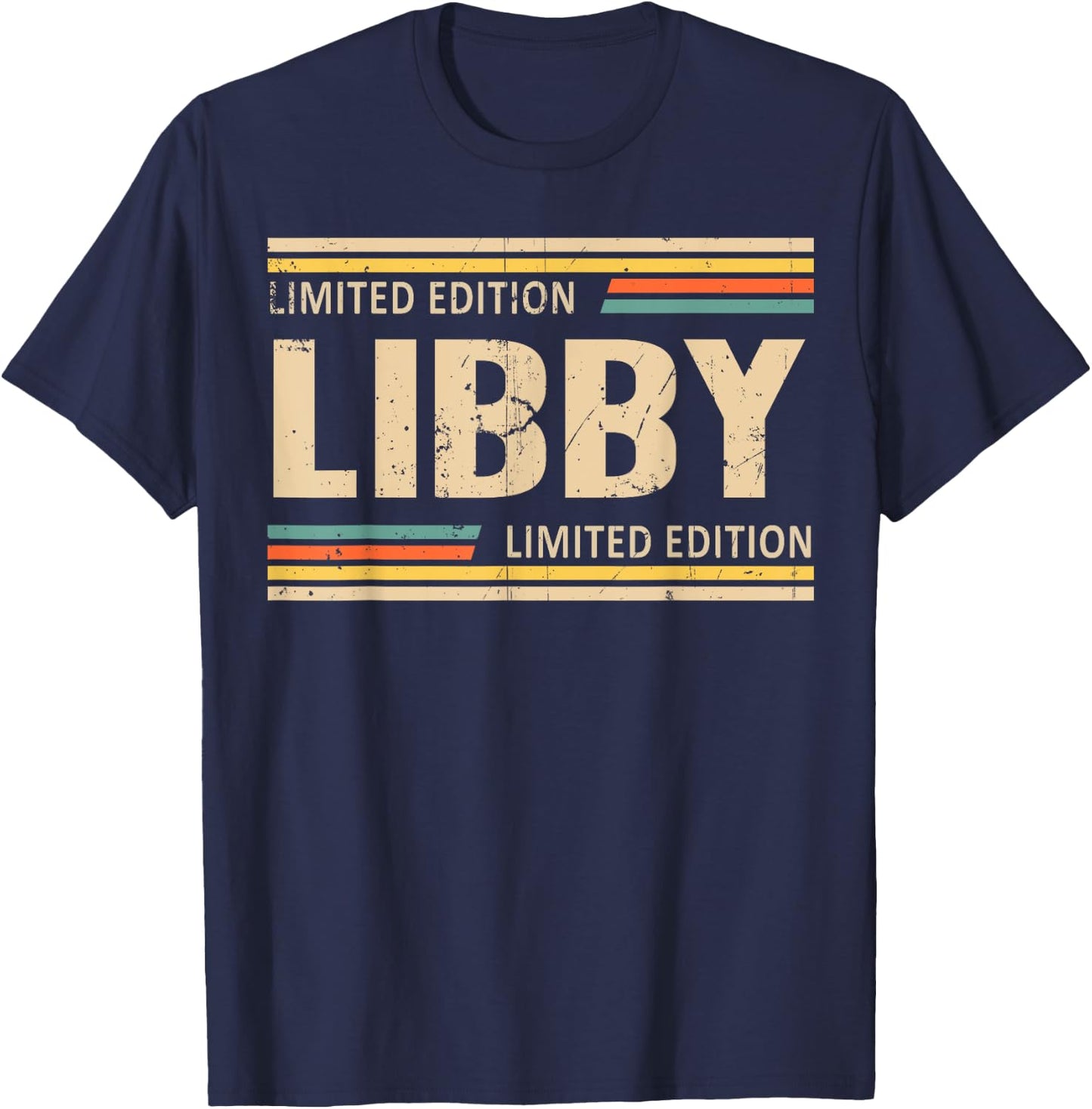 LIBBY Limited Edition Shirt LIBBY Name Personalized T-Shirt - T-Shirt | Navy