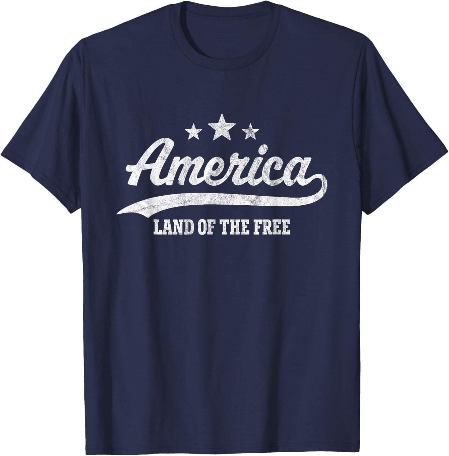 America Land of the Free T-Shirt - T-Shirt | Navy