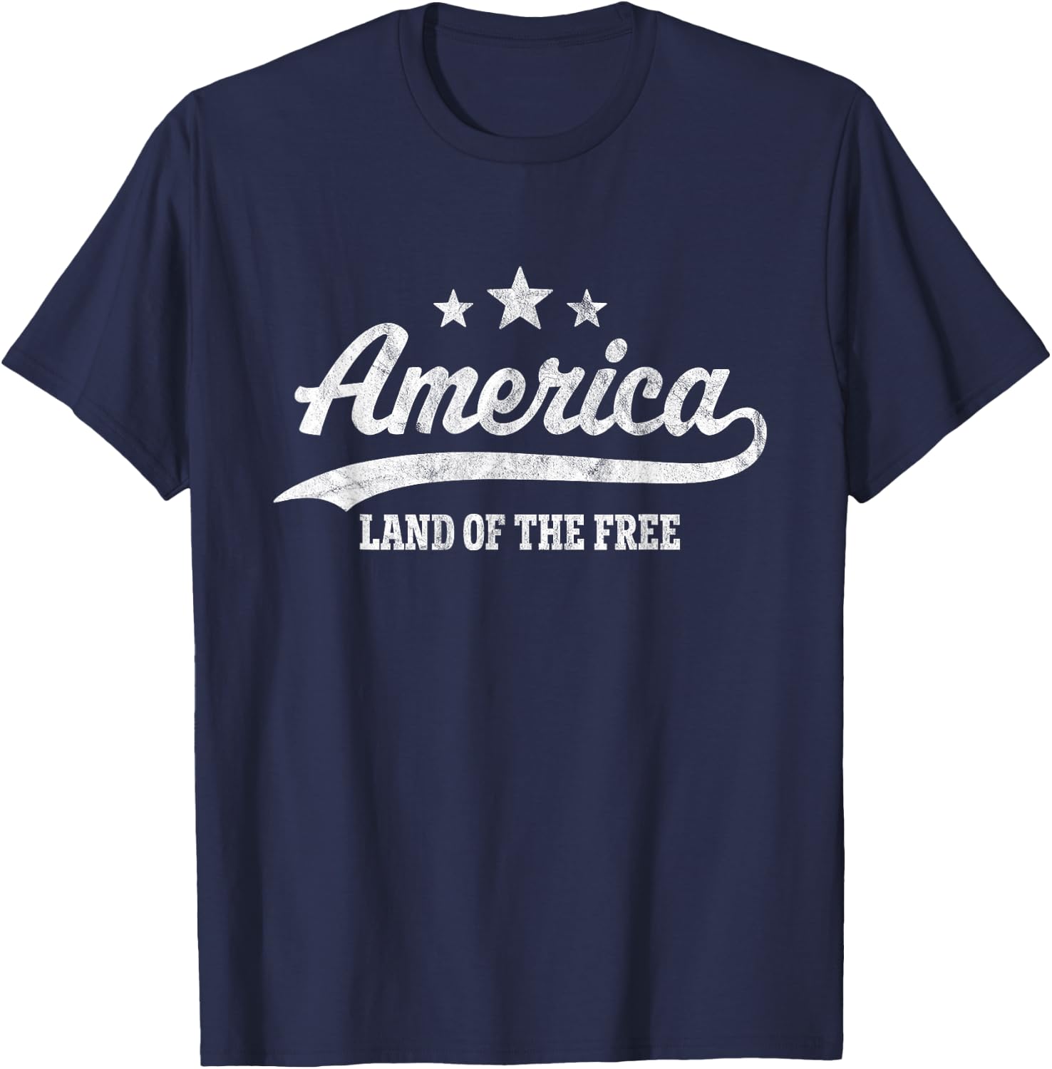 America Land of the Free T-Shirt - T-Shirt | Navy