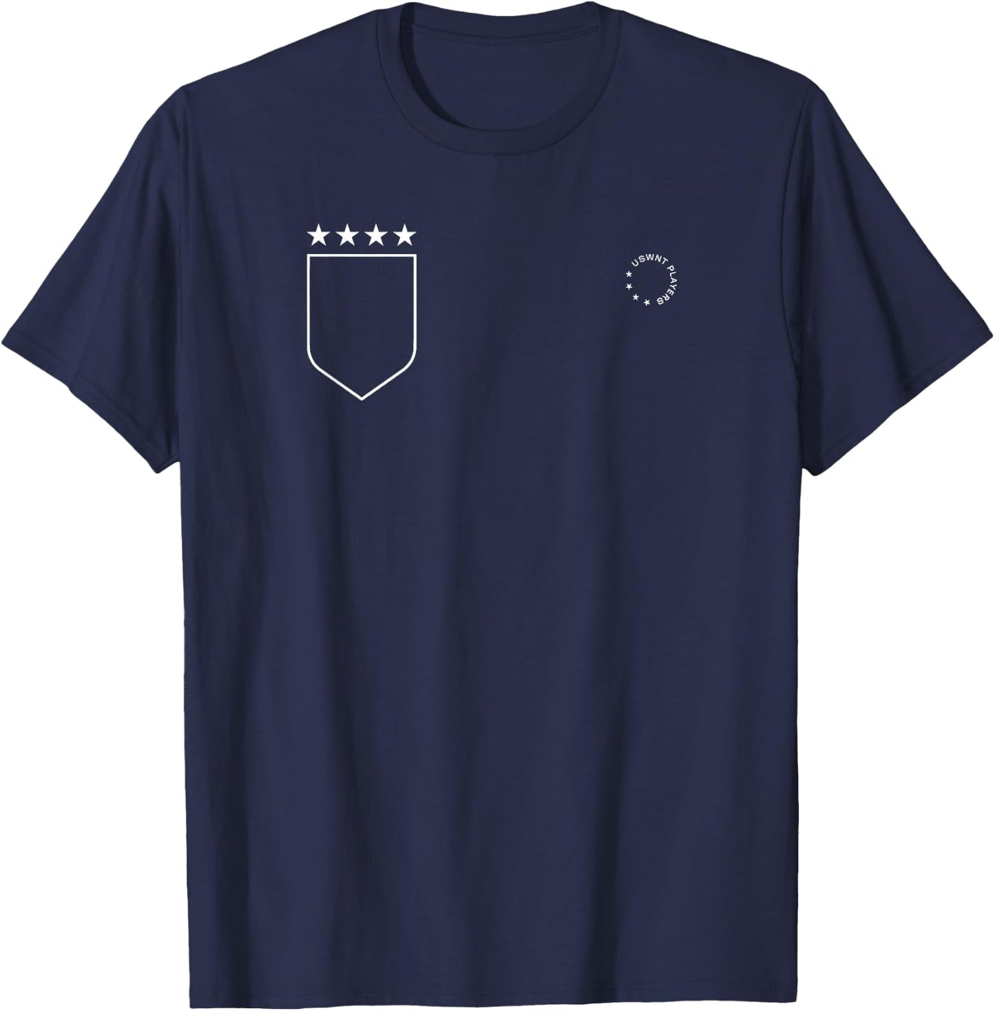Emily Sonnett: Name & Number on Back - USWNT Soccer T-Shirt - T-Shirt | Navy