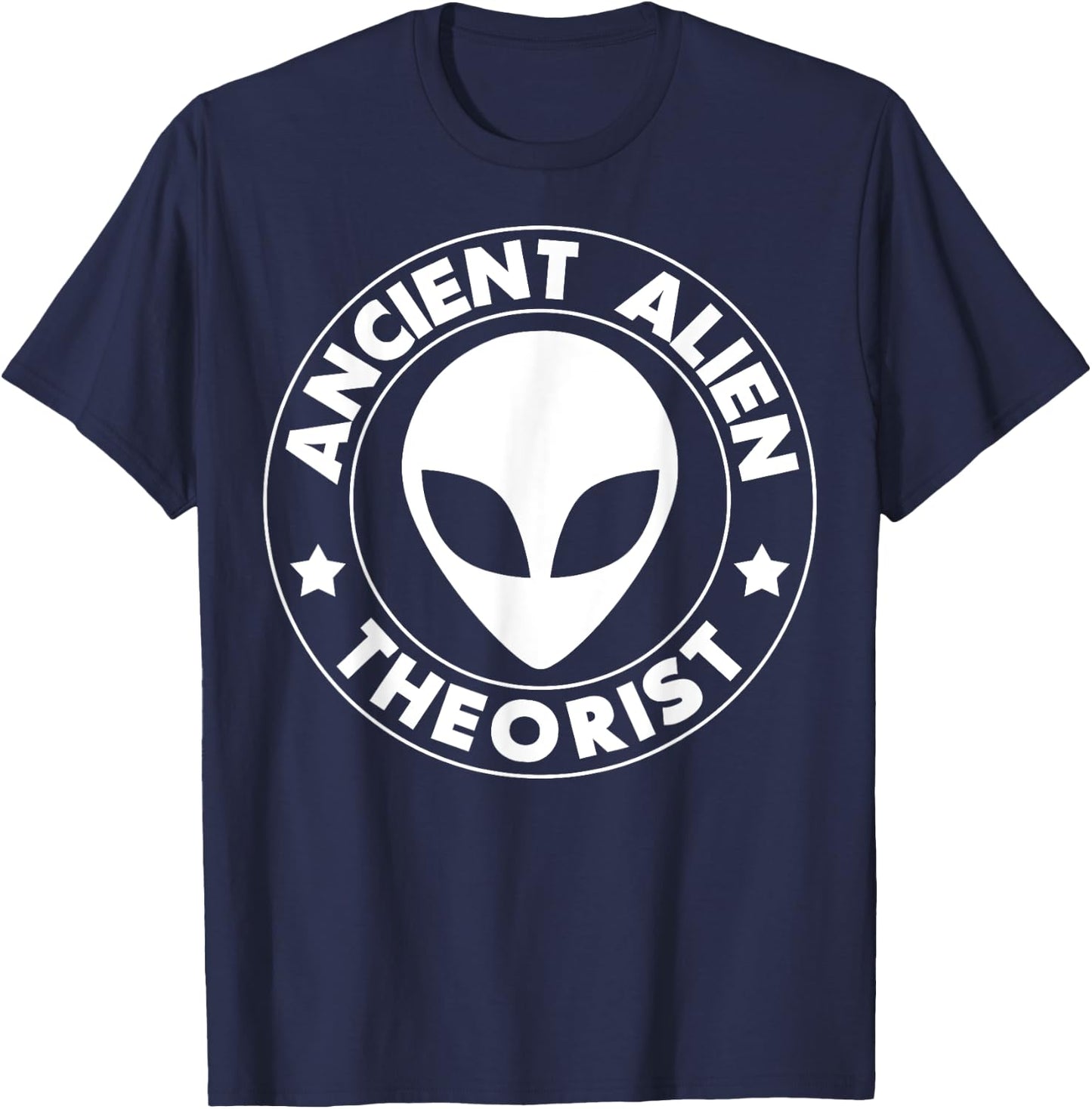 Space & Science Merchandise Ancient Alien Theorist T-Shirt - T-Shirt | Navy