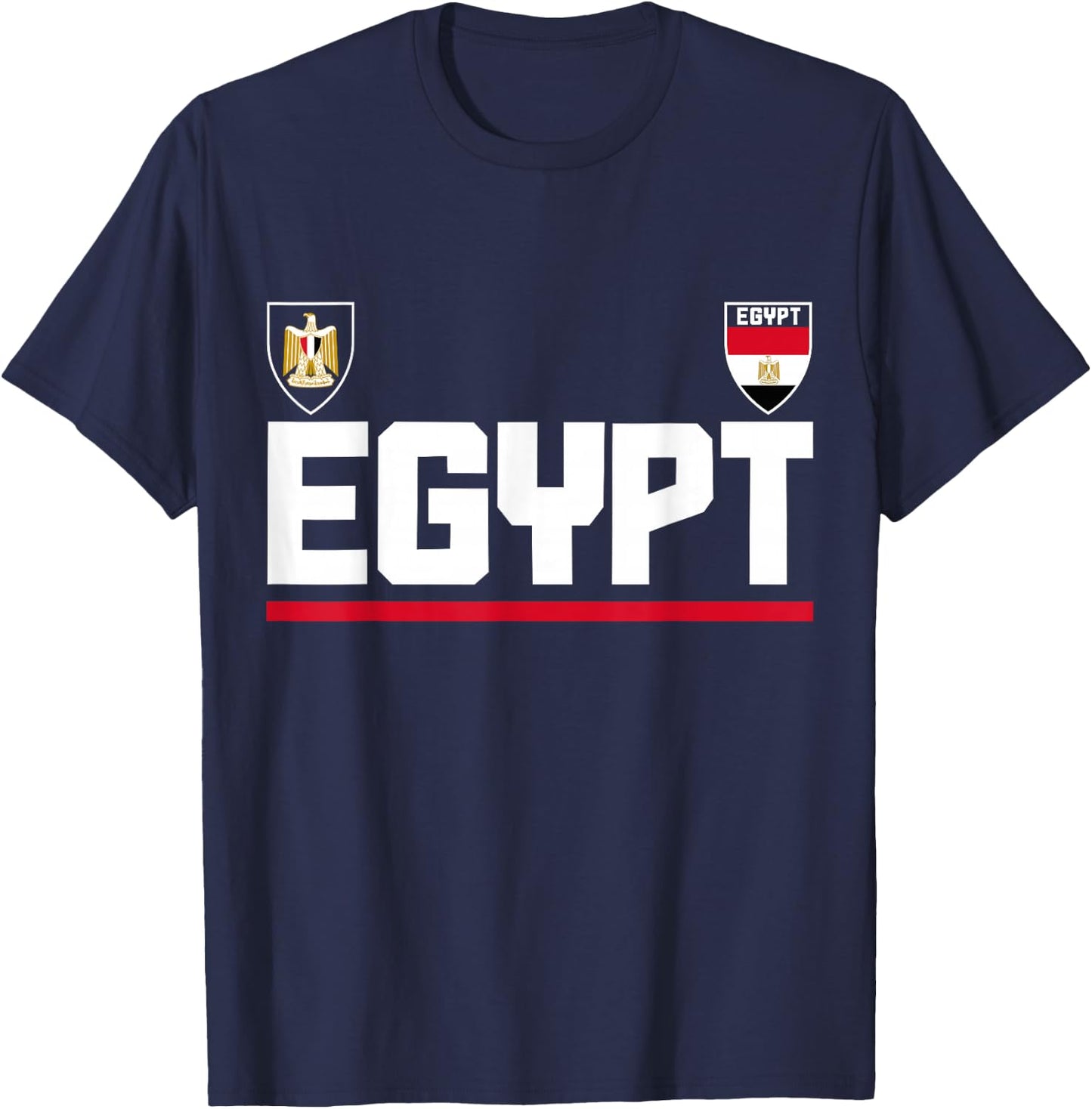 Egypt Pride Egyptian Flag African Roots Heritage T-Shirt - T-Shirt | Navy
