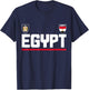 Egypt Pride Egyptian Flag African Roots Heritage T-Shirt - T-Shirt | Navy