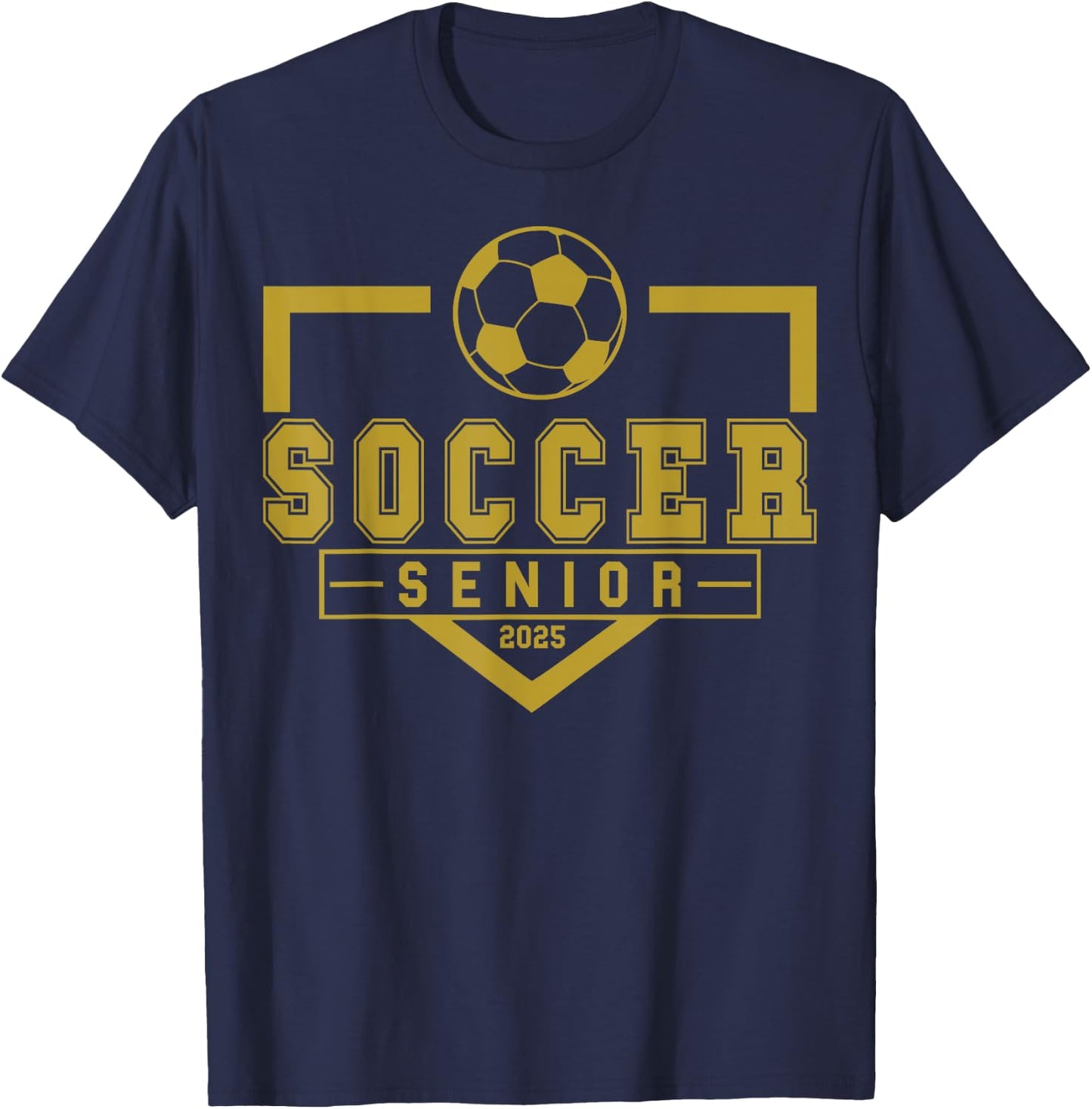 Soccer Senior Night Soccer Senior 2025 Graduation 12 T-Shirt - T-Shirt | Navy