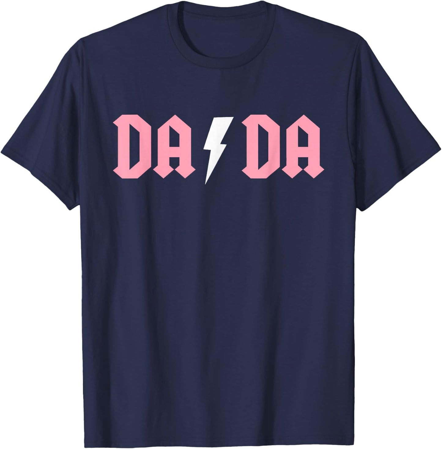 Rock n Roll Dada Birthday Rock Star Matching Family T-Shirt - T-Shirt | Navy