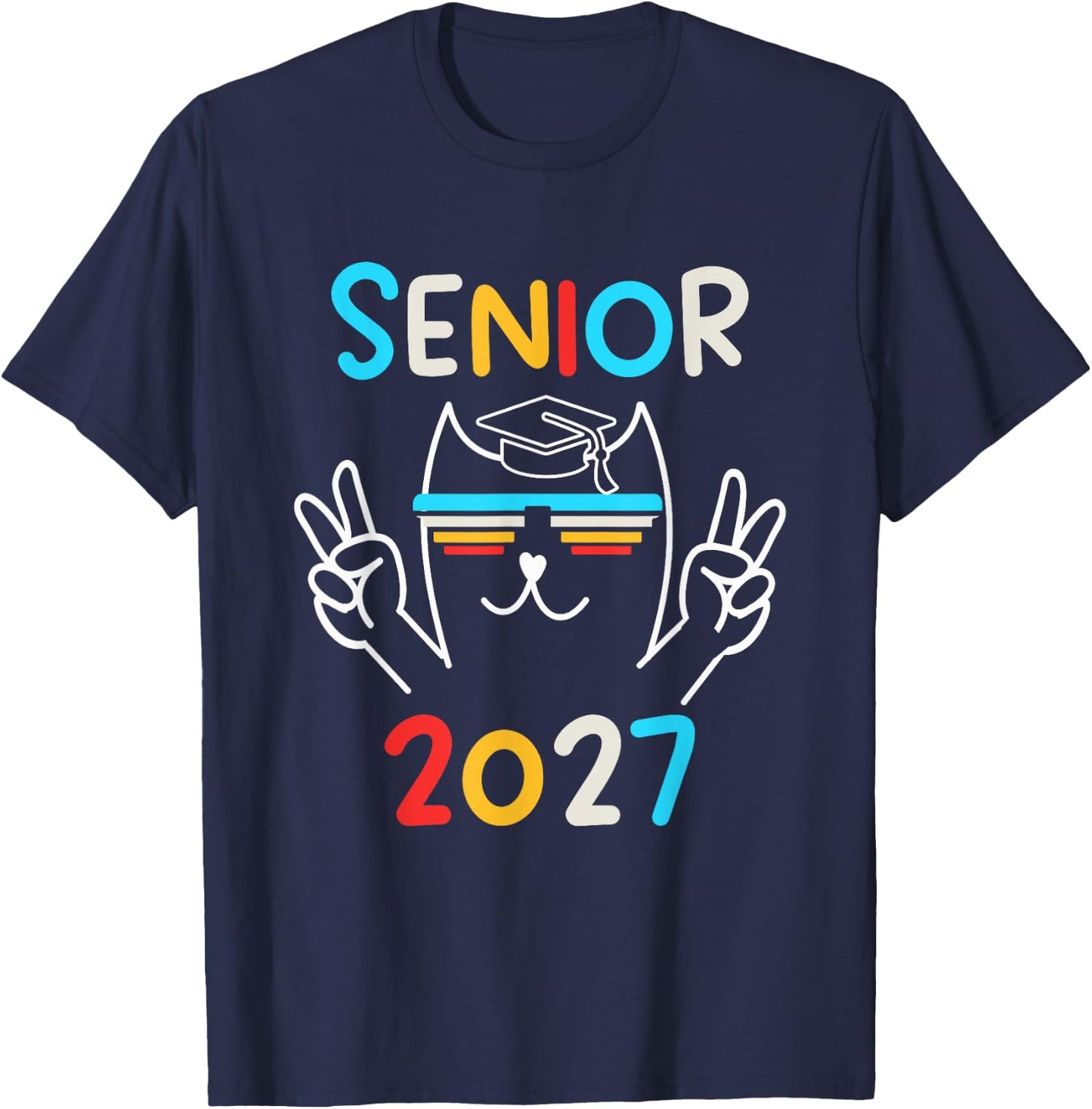 Class Of 2027 T-Shirt - T-Shirt | Navy