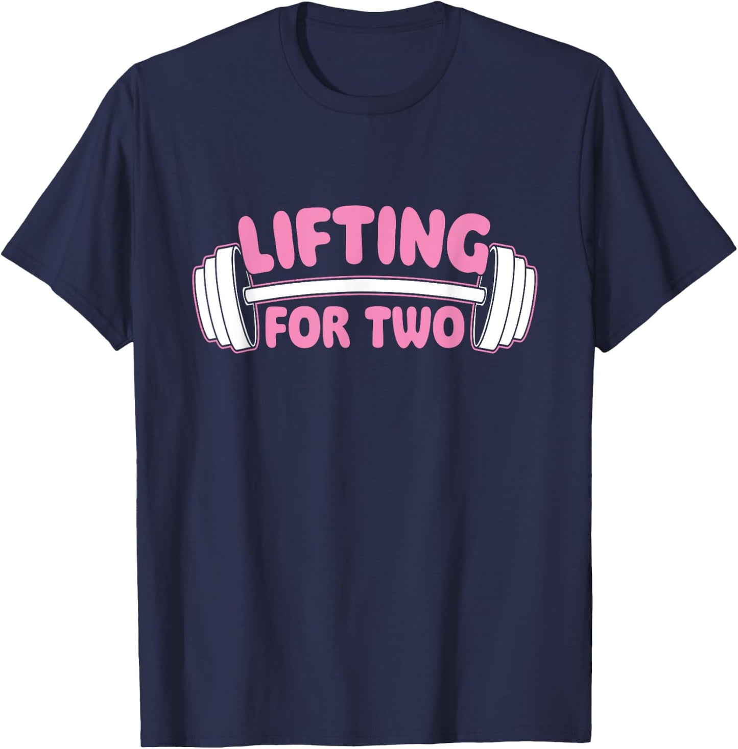 Lifting For Two - Workout Gym Weightlifting Bodybuilding T-Shirt - T-Shirt | Navy