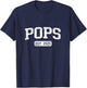 Pops Est 2025 Promoted To Pops Announcement T-Shirt - T-Shirt | Navy