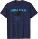 ORCAS ISLAND WASHINGTON Killer Whale Dolphin Lover Souvenir T-Shirt - T-Shirt | Navy